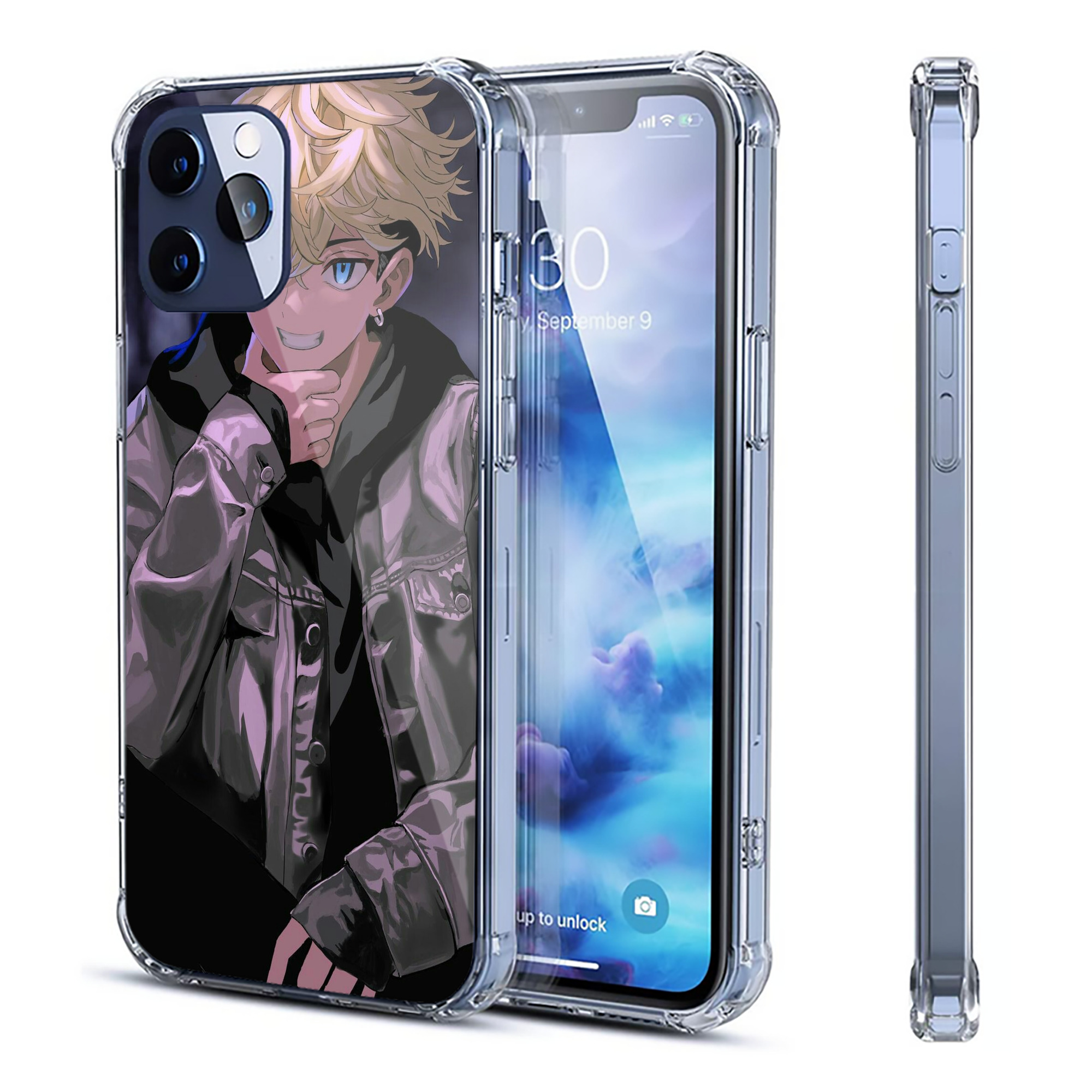 （画像用） 東京リベンジャーズ Tokyo Revengers 【iPhone 12シリーズ対応】透明スマホケース（クリアソフトケース）